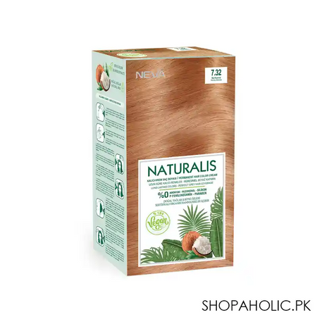 Neva Naturalis Hair Color, 60ml, Kit Pack No. 7.32 Honey Blonde - Image 3