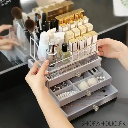 new acrylic jewellery organizer box image5
