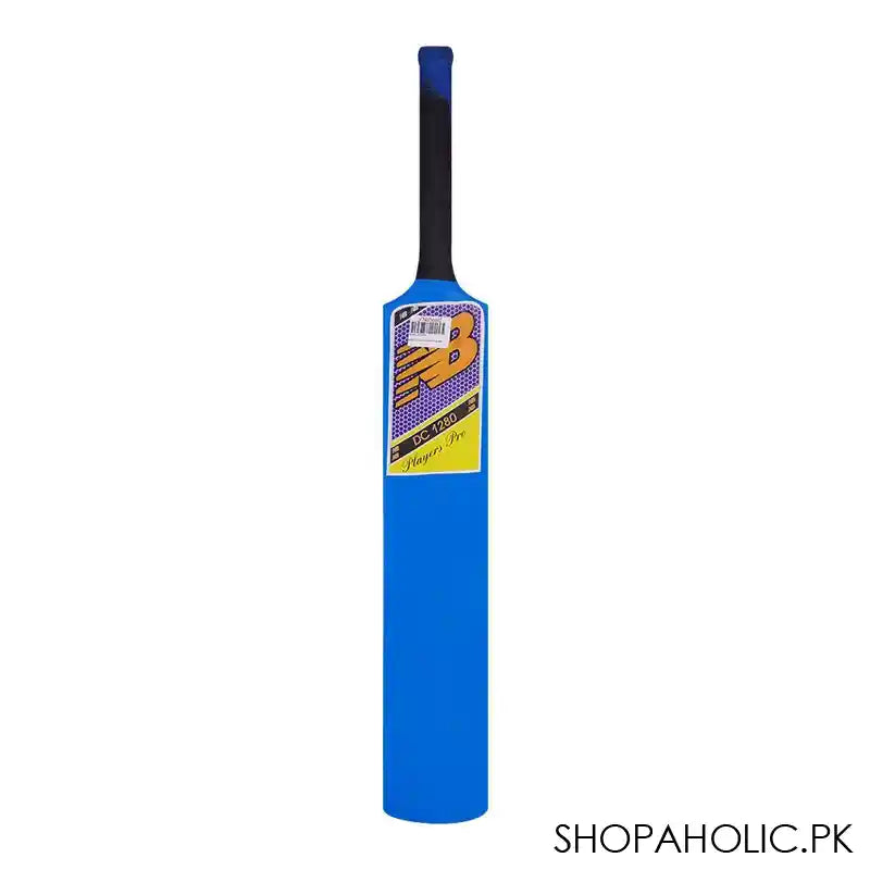 New Balanced Wooden Cricket Bat For Kids, Blue - Main Image