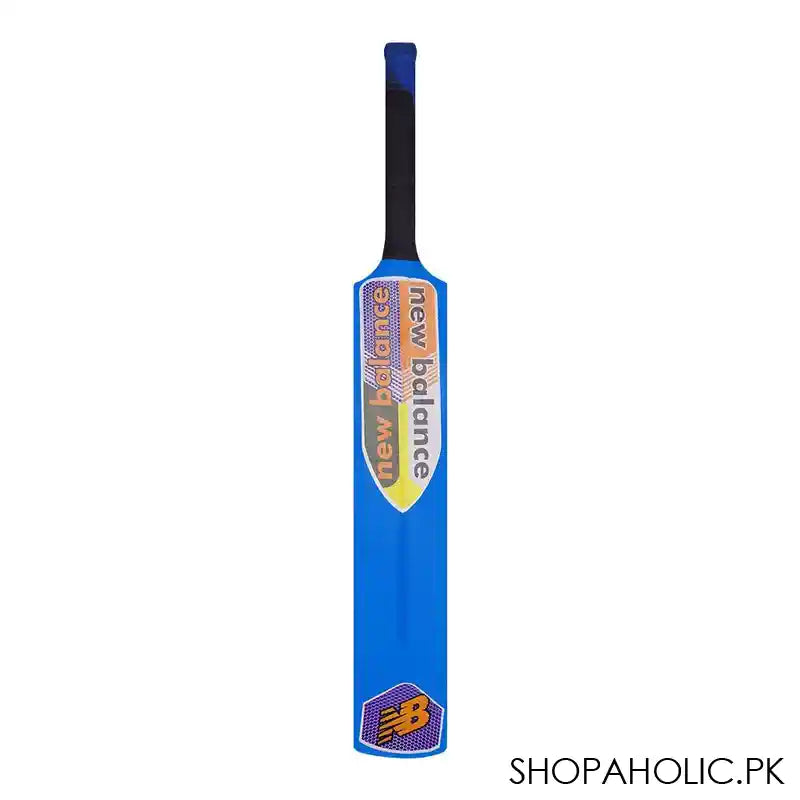 New Balanced Wooden Cricket Bat For Kids, Blue - Image 2