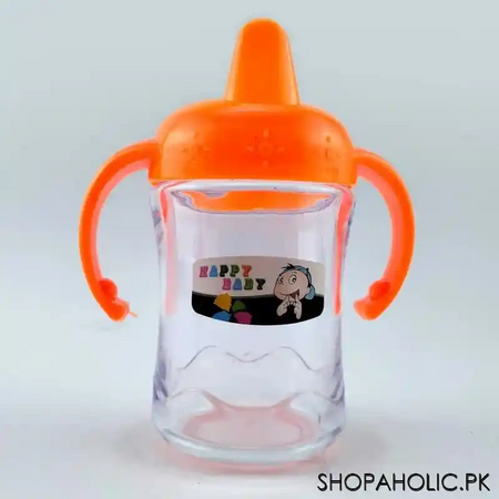 newborn baby bottle with handle anti drop image2