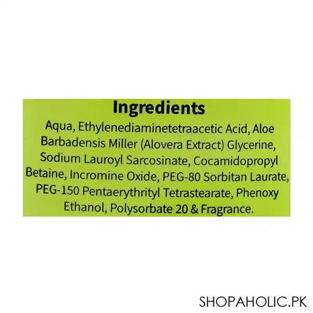 Nexton Aloe Vera Sulphate Free Smooth & Mild Shampoo, 250ml - Image 3