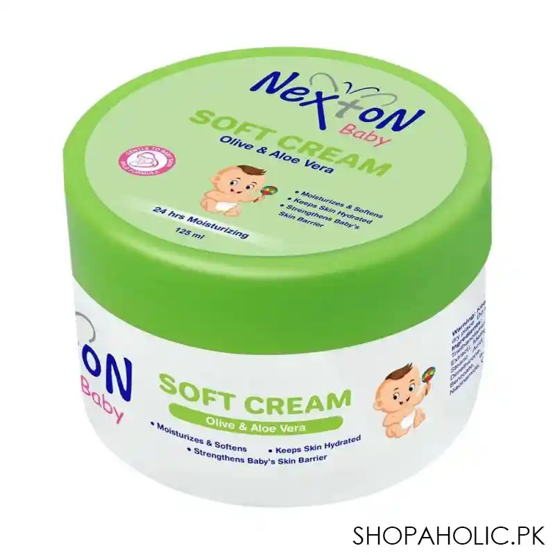 nexton baby olive & aloe vera soft cream, 125ml main image