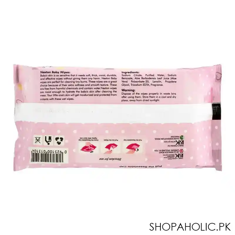 nexton extra sensitive baby wipes, 84 pack image2