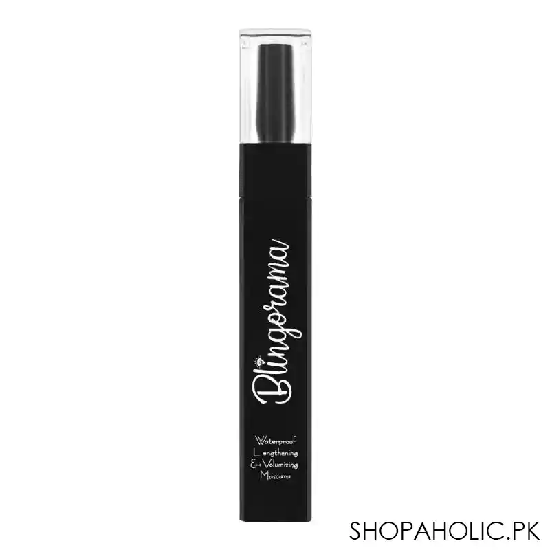nh bling blingorama waterproof lengthening & volumizing mascara, black image2