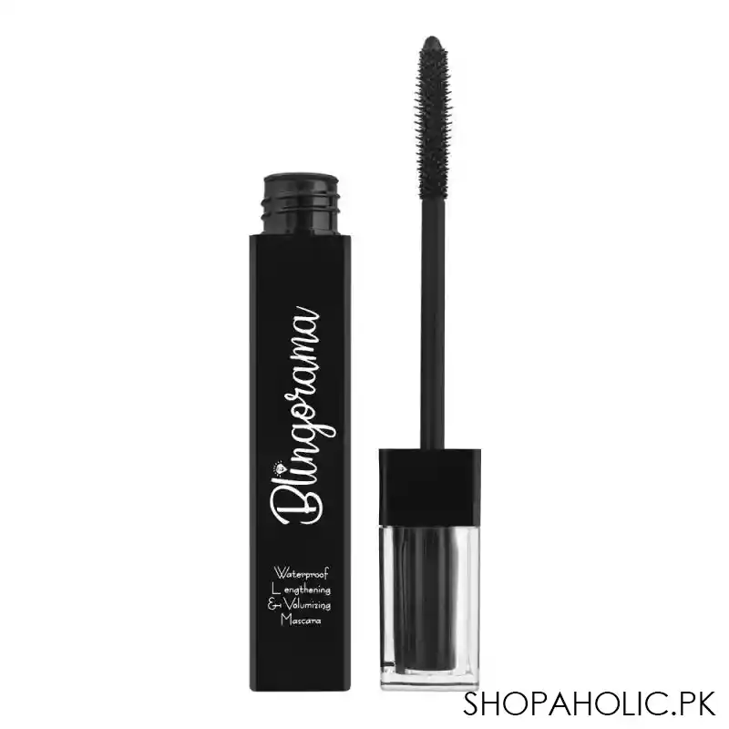 nh bling blingorama waterproof lengthening & volumizing mascara, black main image