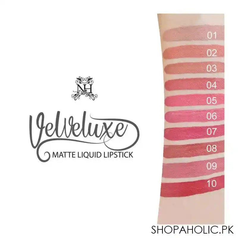 nh bling velveluxe matte liquid lipstick, 09 image5