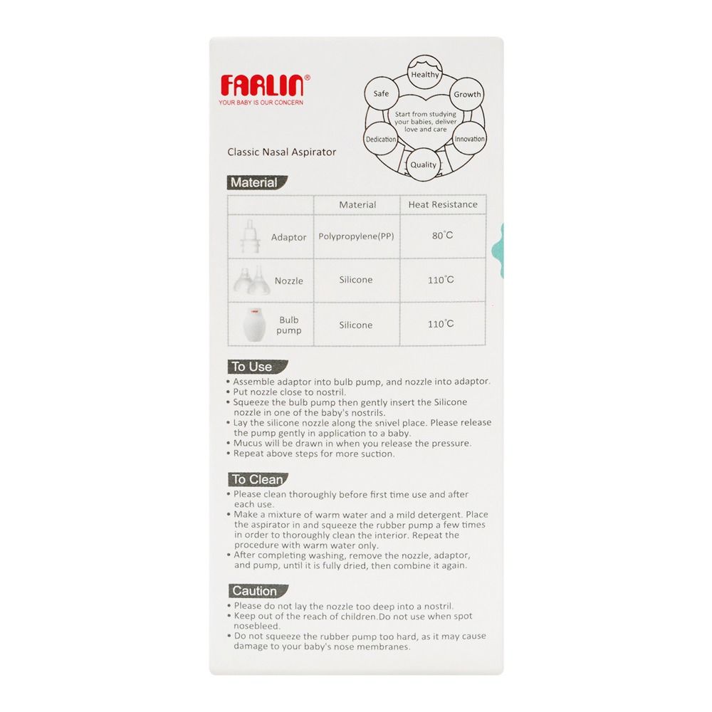 Farlin Docter J. Classic Nasal Aspirator, BPA Free, BF-138 - Image 7