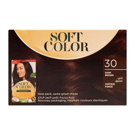 Wella Soft Color Natural Instincts Kit, 3/0 Dark Brown - Image 4