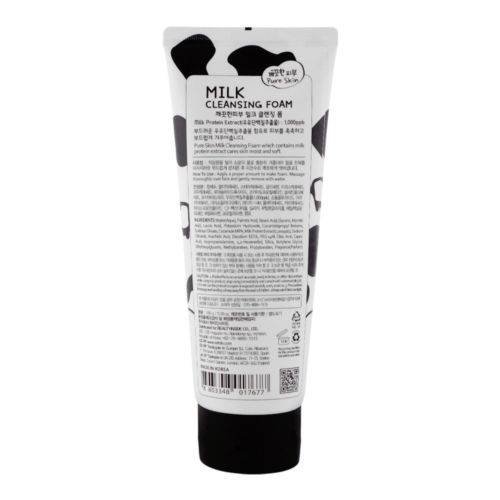 Esfolio Milk Cleansing Foam, For Moist & Soft Skin, 150ml - Image 2