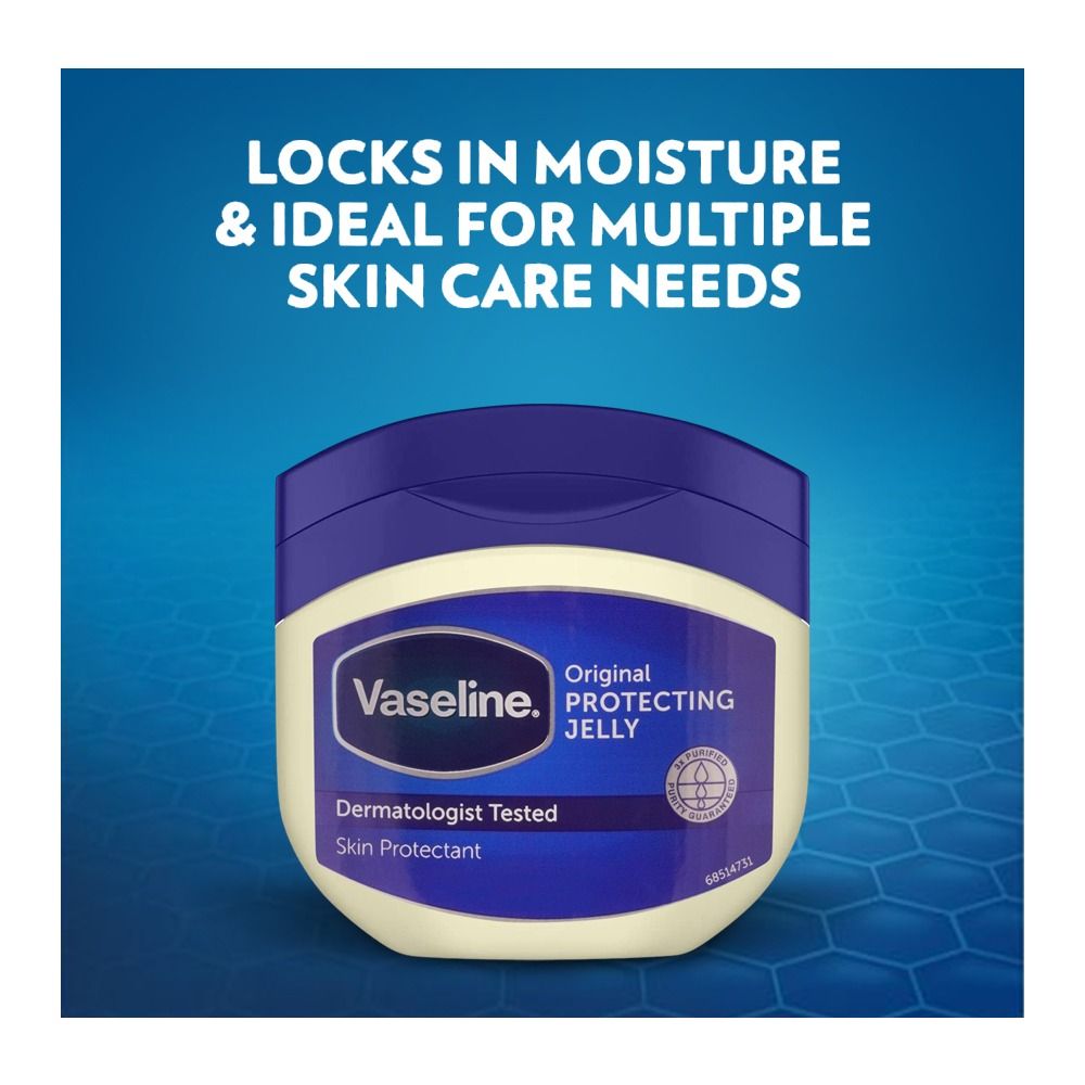 Vaseline Original Protecting Petroleum Jelly, Dermatologist Tested, Skin Protectant, 450ml - Main Image