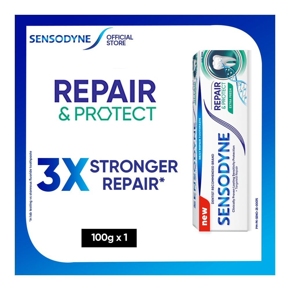 Sensodyne Repair & Protect Extra Fresh Toothpaste, 100g - Main Image