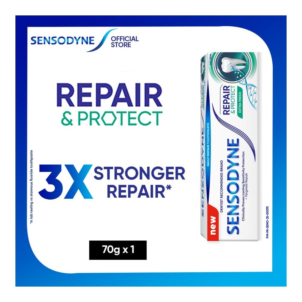 Sensodyne Repair & Protect Extra Fresh Toothpaste, 70g - Main Image