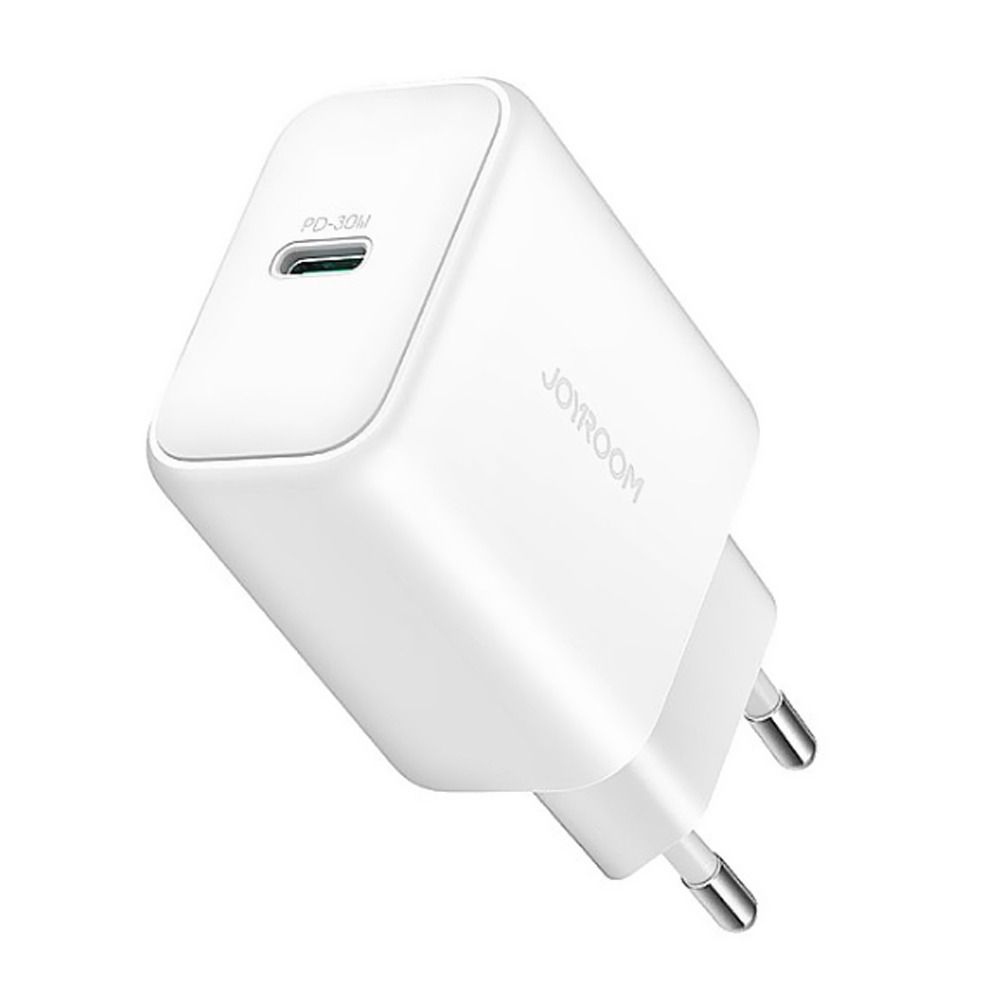 Joyroom PD Fast Charger, For iP phone & Samsung, 30W, PD + QC 3.0, White, JR-TCF24 - Main Image
