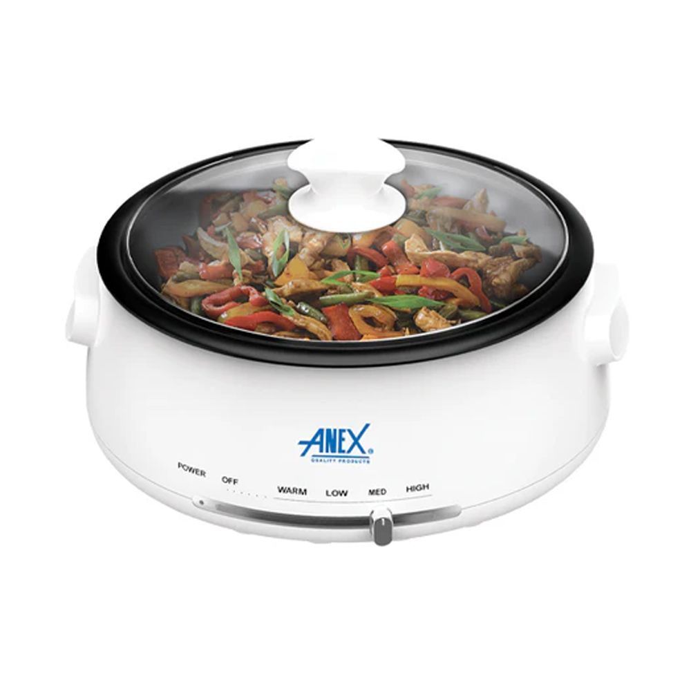 Anex Deluxe Multi Cooker, 1350W, 220-240V, 4 Liters, White, AG-2022 - Main Image