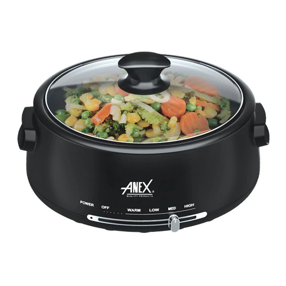 Anex Deluxe Multi Cooker, 1350W, 220-240V, 4 Liters, Black, AG-2022 - Main Image