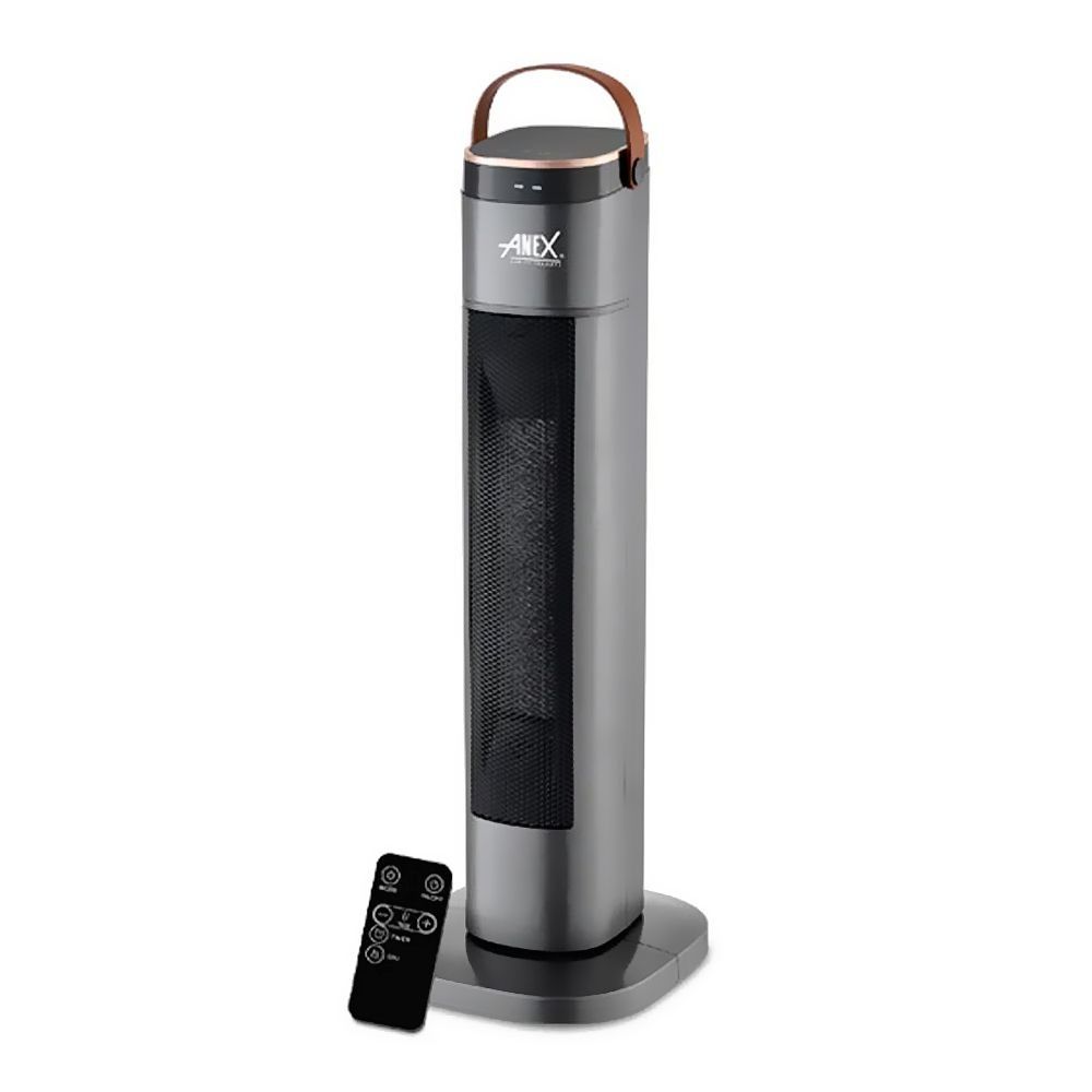 Anex Deluxe Fan Heater, 2000W, 220-240V, Black, AG-5017 - Main Image