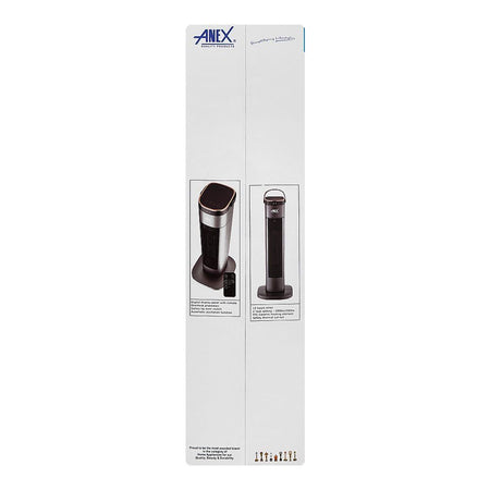 Anex Deluxe Fan Heater, 2000W, 220-240V, Black, AG-5017 - Image 4