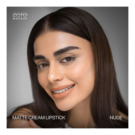 ZERO Makeup Matte Cream Lipstick, Nude, 4.5g - Image 3