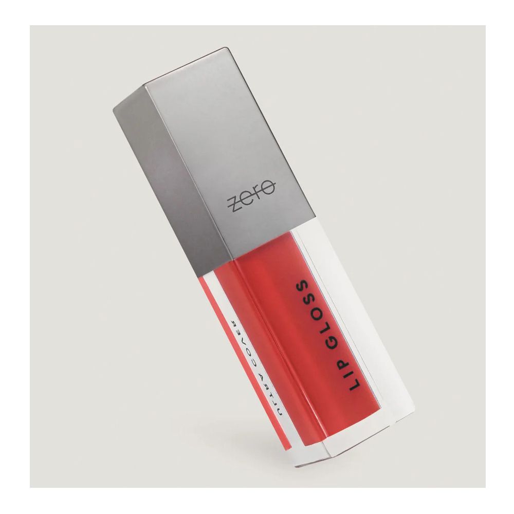 ZERO Makeup Ultra Cover Lip Gloss, Soft Coral, 4.8ml - Main Image