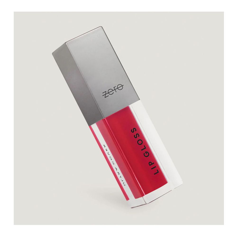 ZERO Makeup Ultra Cover Lip Gloss, Red Red, 4.8ml - Main Image