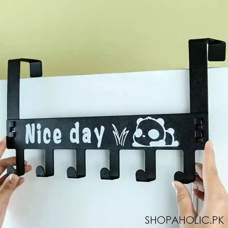 nice day metal hooks door hanger image2