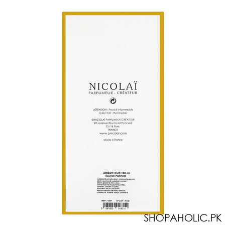 Nicolai Amber Oud, Eau de Parfum, For Men & Women, 100ml - Image 3