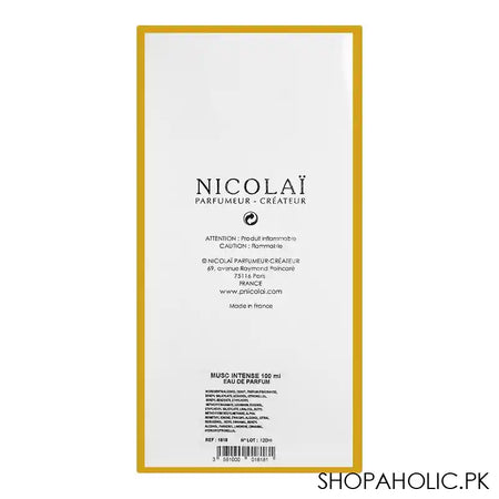 Nicolai Musc Intense, Eau de Parfum, For Women, 100ml - Image 3