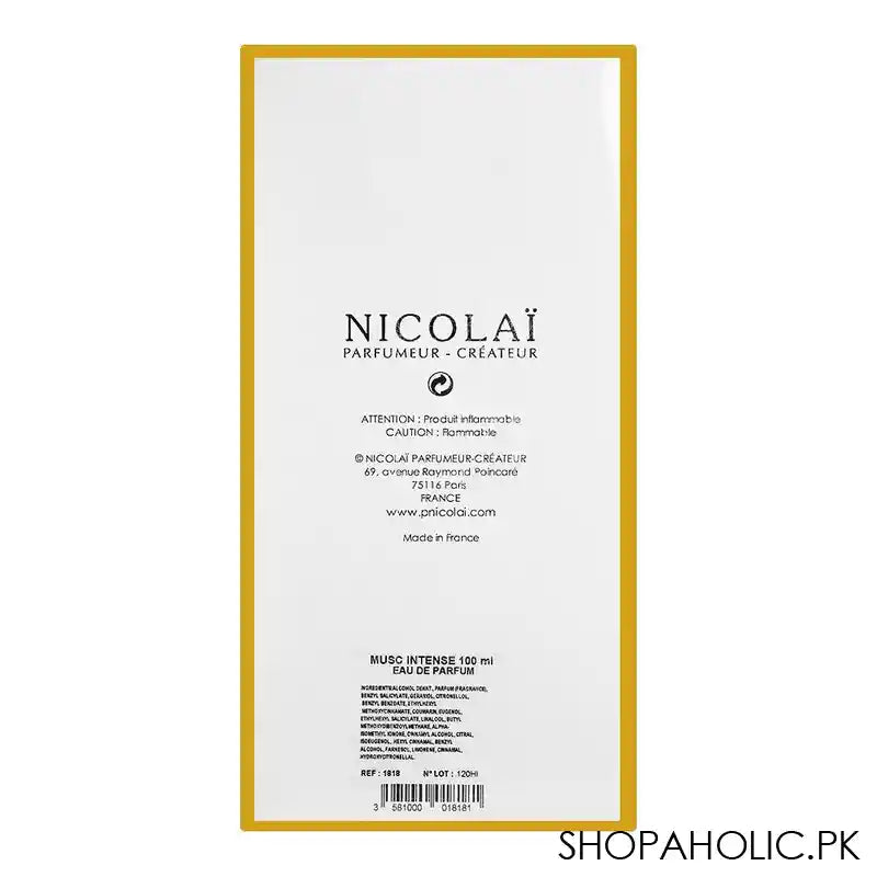 Nicolai Musc Intense, Eau de Parfum, For Women, 100ml - Image 3
