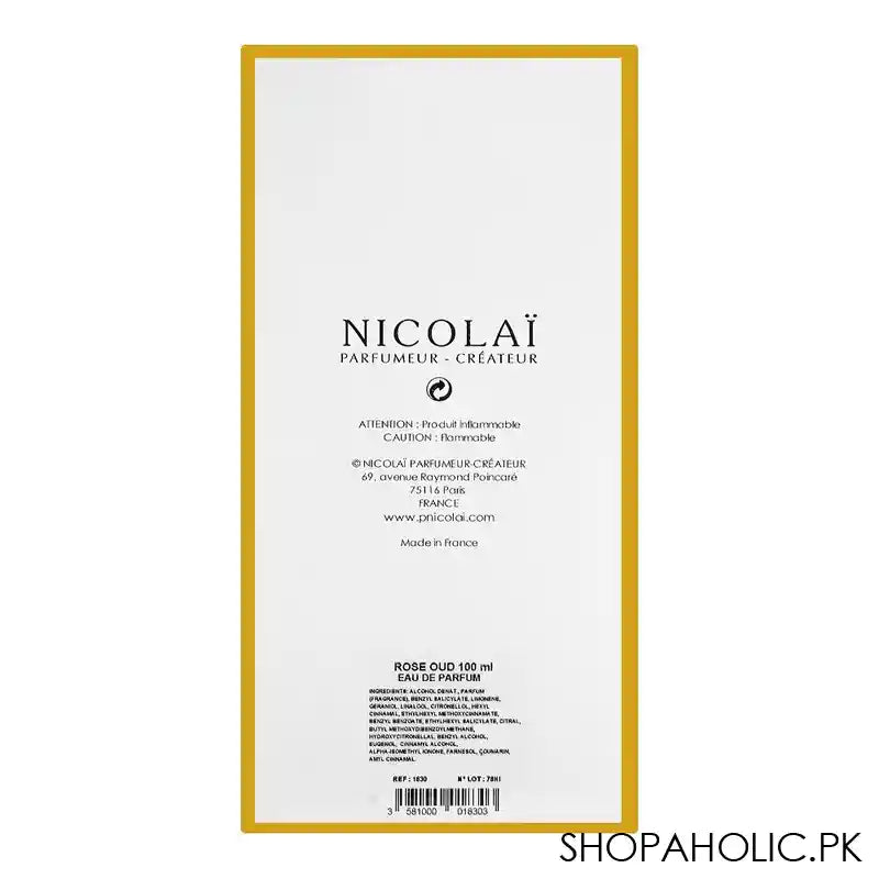 Nicolai Rose Oud, Eau de Parfum, For Men & Women, 100ml - Image 2