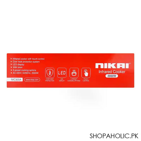 Nikai Infrared Cooker, 2000W, NIC300A - Image 2