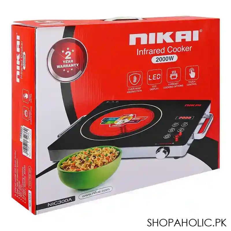 Nikai Infrared Cooker, 2000W, NIC300A - Image 3