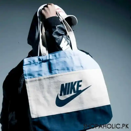 nike heavy canvas tri color tote bag main image