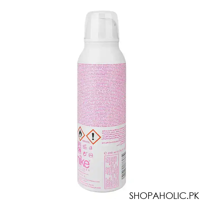 Nike Ultra Pink Deodorant Spray, Eau de Toilette, 24 Hours Lasting, For Women's, 200ml - Image 2