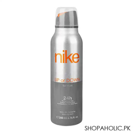 Nike Up Or Down Deodorant Spray, Eau de Toilette, 24 Hours Lasting, For Men's, 200ml - Main Image