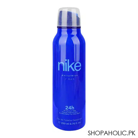 Nike Viral Blue Deodorant Spray, Eau de Toilette, 24 Hours Lasting, For Men's, 200ml - Main Image