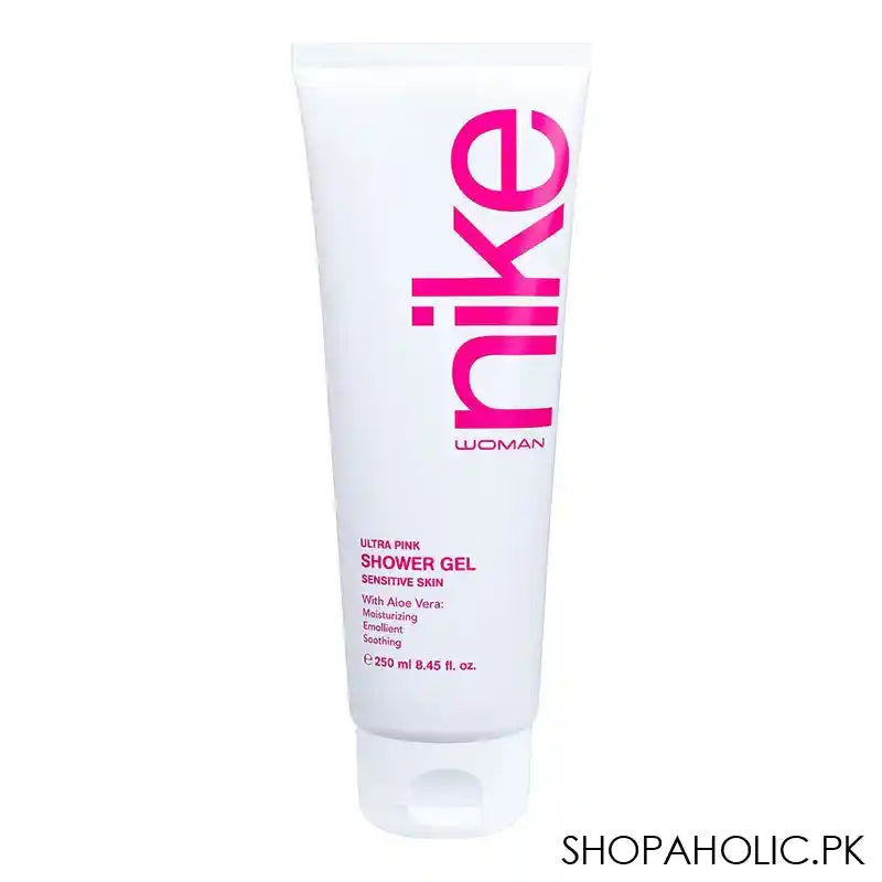 Nike Woman Ultra Pink Aloe Vera Shower Gel, 250ml - Main Image