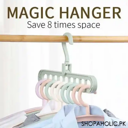 Nine Hole Folding Super Hanger - Main Image