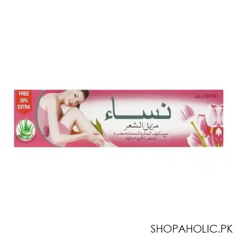 nisa rose hair removal cream, 100ml image2