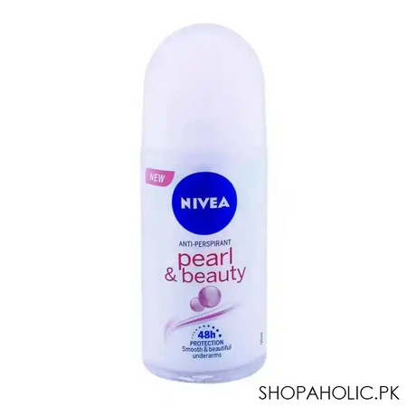 nivea 48h pearl & beauty roll on 50ml main image