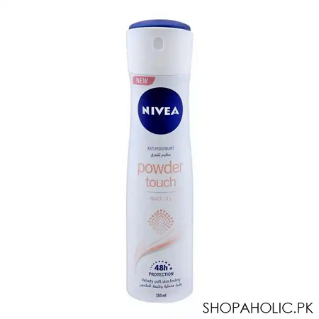 nivea 48h power touch anti perspirant deodorant spray, quick dry main image