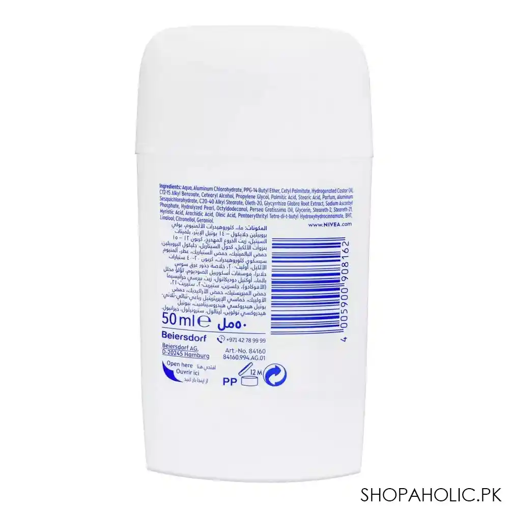 nivea anti perspirant with vitamin c natural radiance deodorant stick, for women, 50ml image2