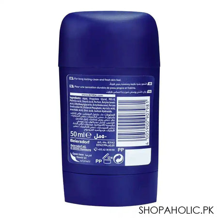Nivea Men 48 Hour Fresh Active Long Lasting Freshness Deodorant Stick, For Men, 50ml - Image 3