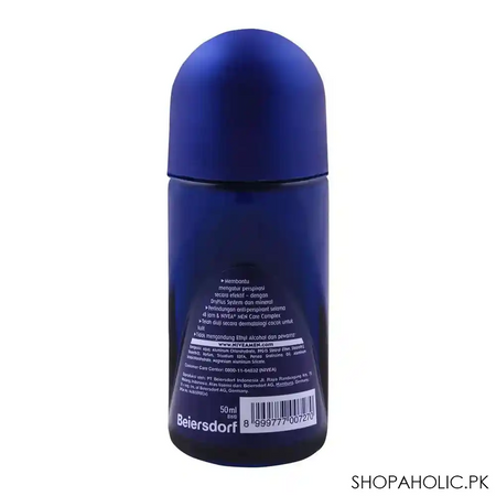 nivea men 48h dry impact plus roll on deodorant, 50ml image2