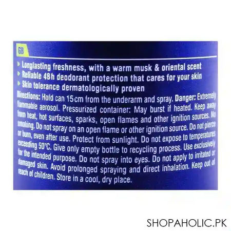 nivea men 48h fresh power quick dry deodorant spray 150ml image3