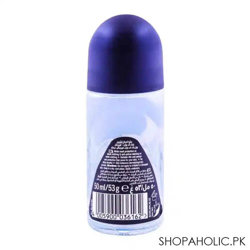nivea men 48h invisible original roll on, for black & white, 50ml image2