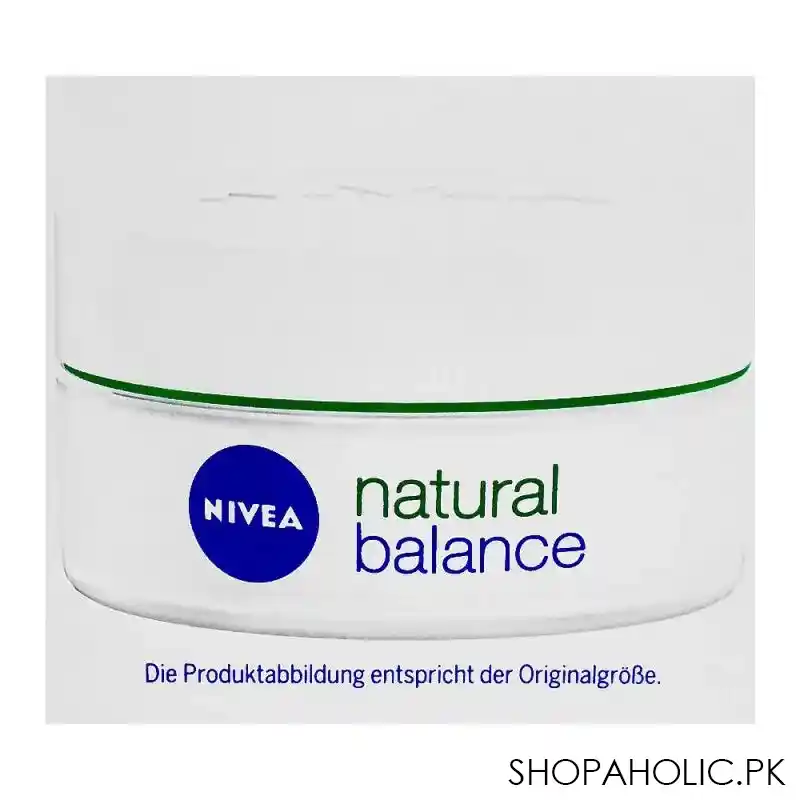 Buy Nivea Natural Balance Bio Argan Oil & Aloe Vera Day Care – Shopaholic.pk