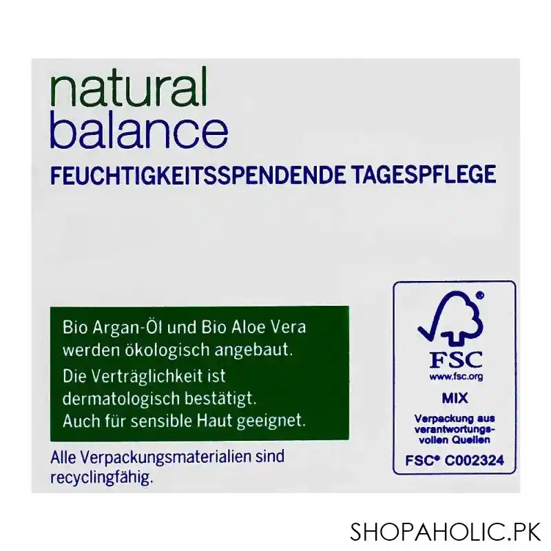 Buy Nivea Natural Balance Bio Argan Oil & Aloe Vera Day Care – Shopaholic.pk