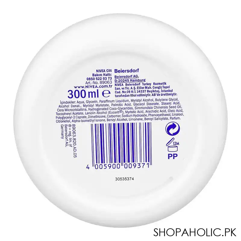 Nivea Soft Moisturizing Care Cream, 300ml - Image 2
