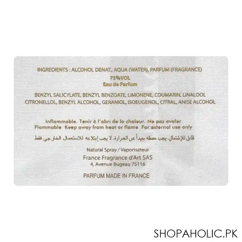 noeme paris abysse eau de parfum, for men & women, 100ml image3